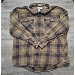 Duluth Trading Co. Men's Long-Sleeved Button-Down Shirt Size XL Tall Flannel
